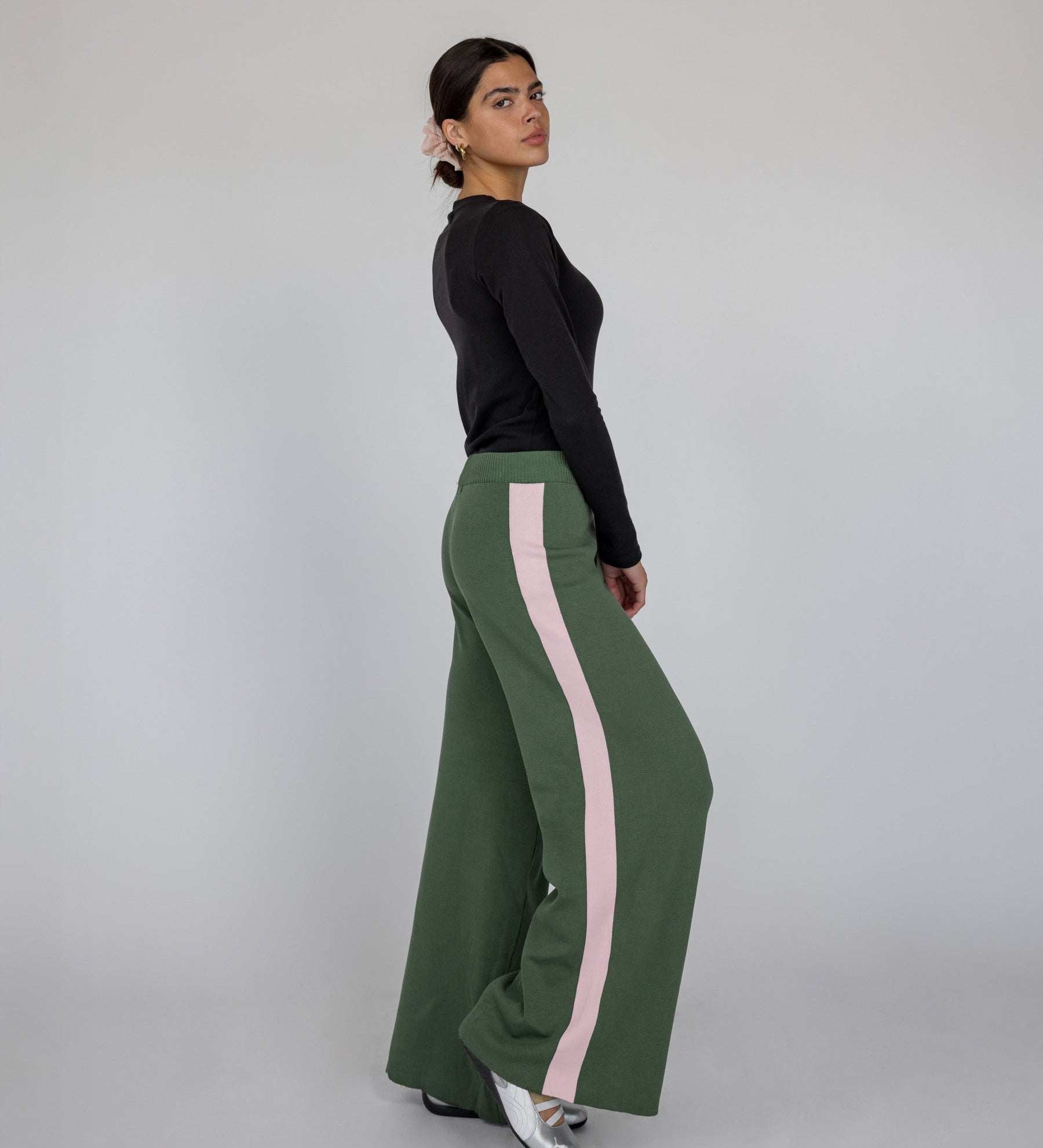 Sport Stripe Pant Olive