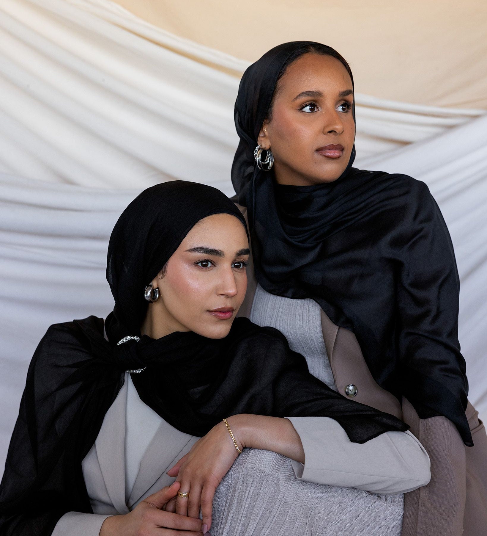 Black Onyx Silk Chiffon