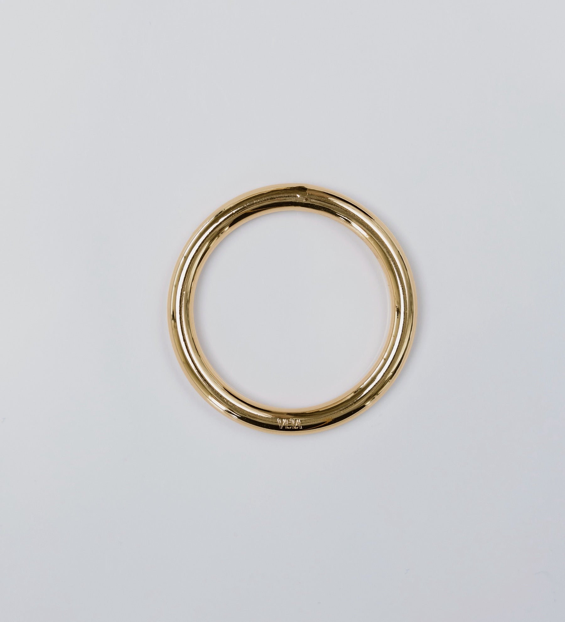 18K Charm Metal Hoop