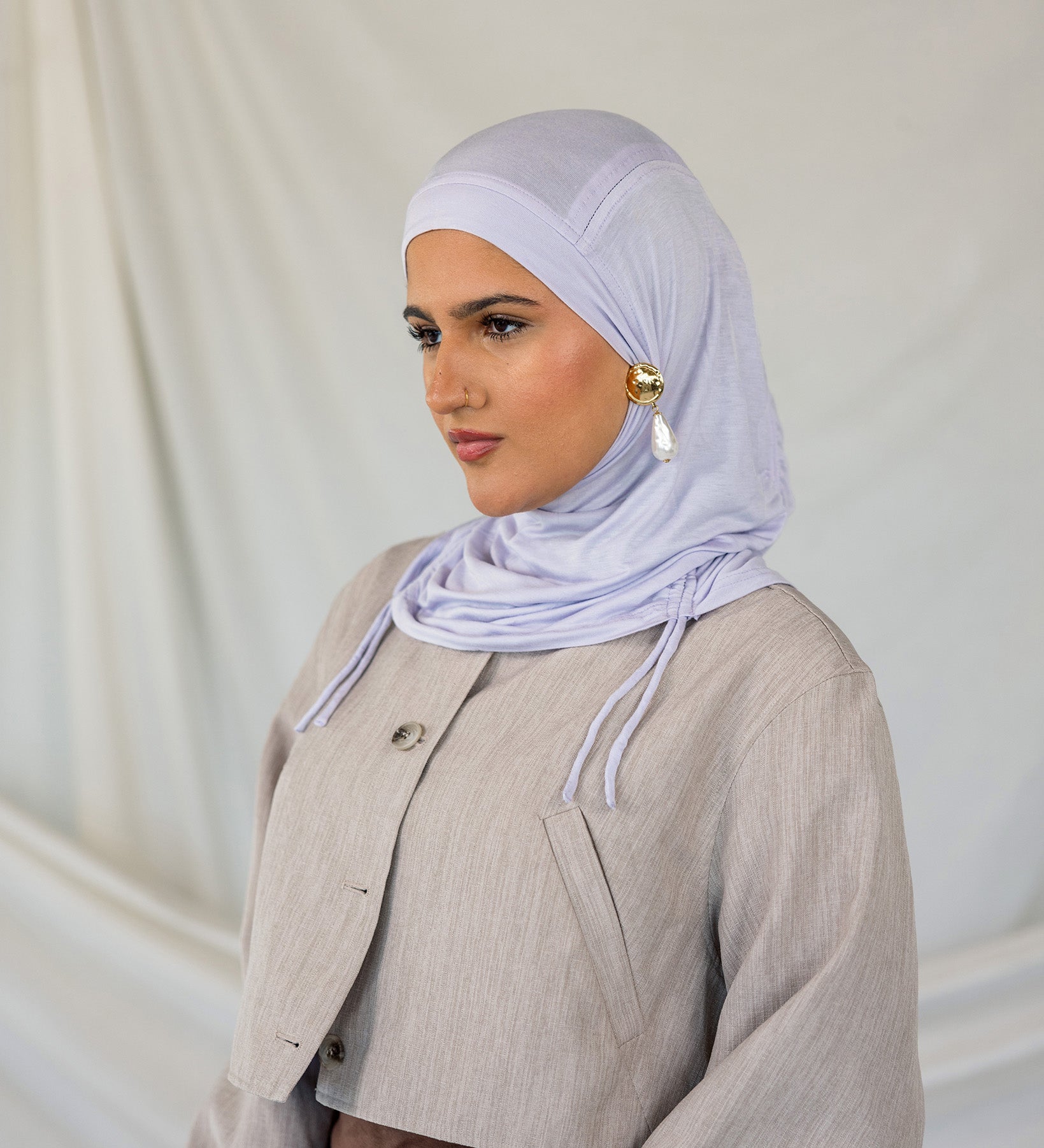 Soft Amethyst Ruching Lite