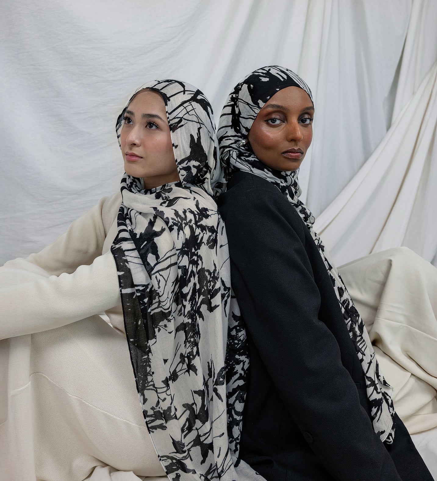 Black and White Shadow Blossom