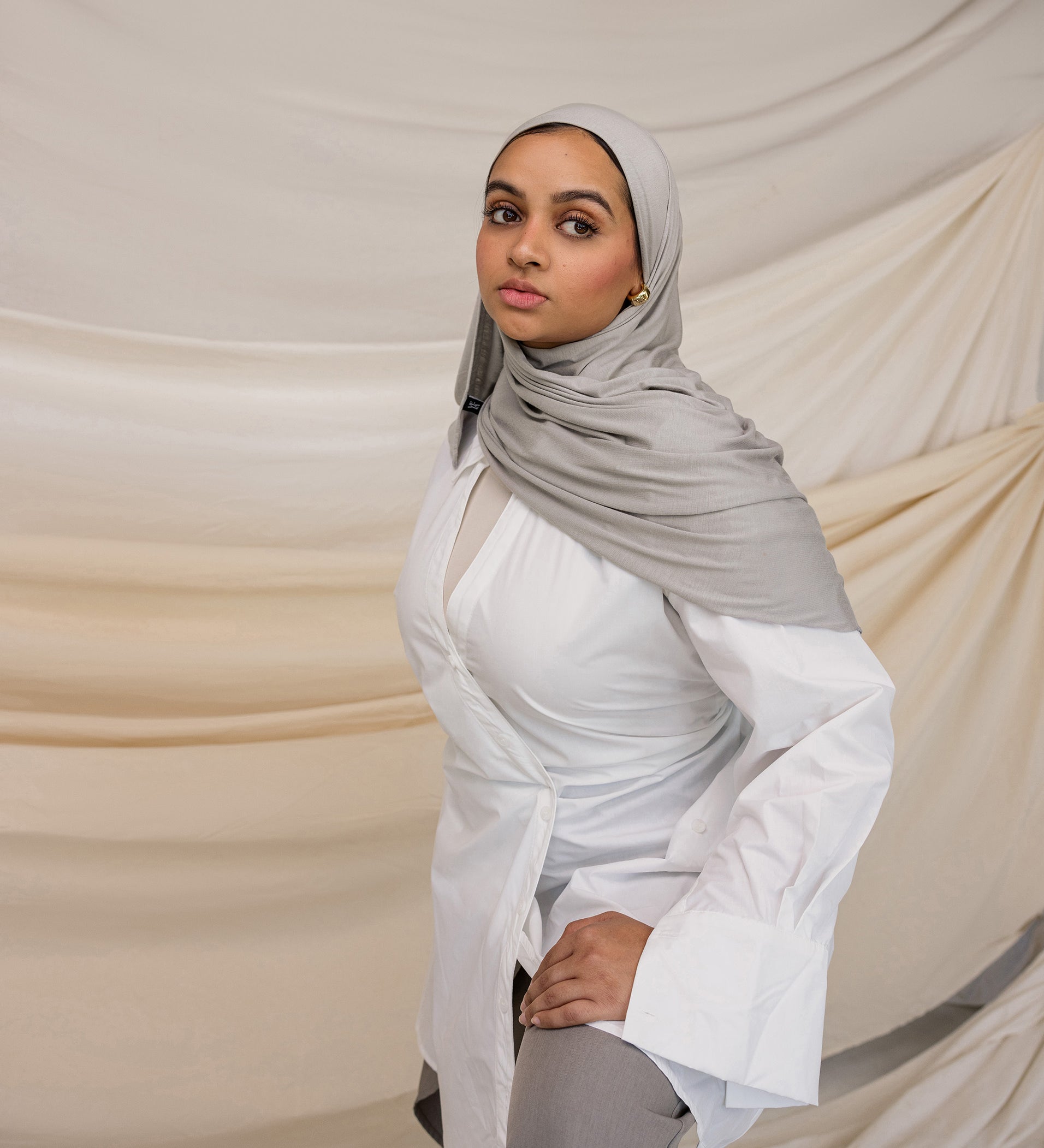 Soft Gray Jersey Lite