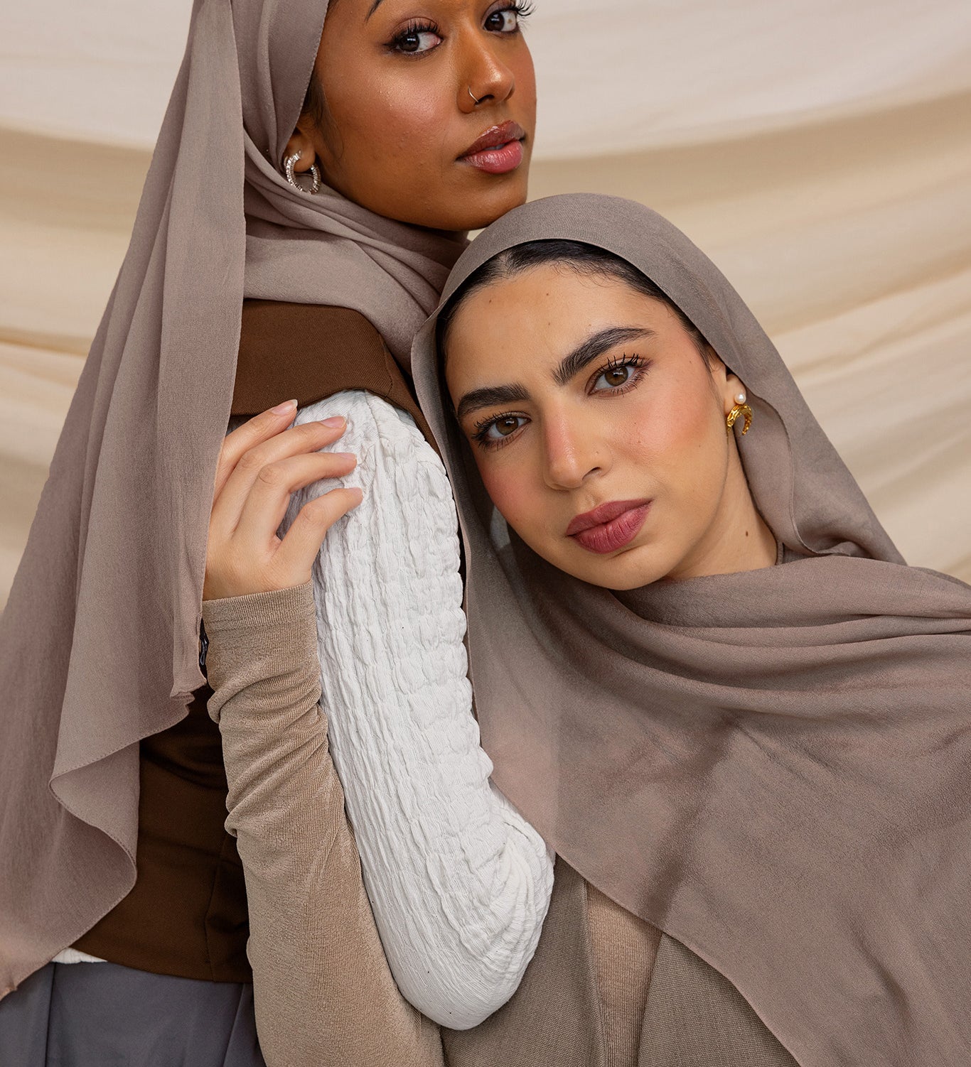 Leafless Tree Silk Chiffon